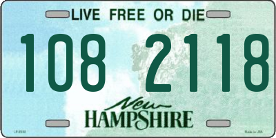 NH license plate 1082118