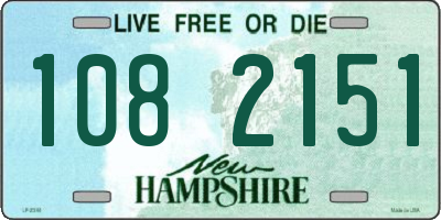 NH license plate 1082151