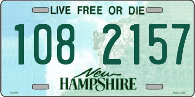 NH license plate 1082157
