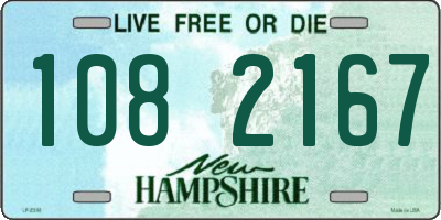 NH license plate 1082167