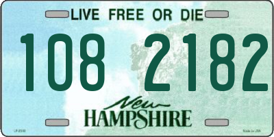 NH license plate 1082182