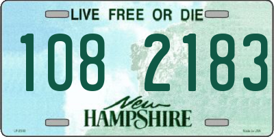 NH license plate 1082183