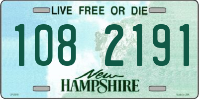 NH license plate 1082191