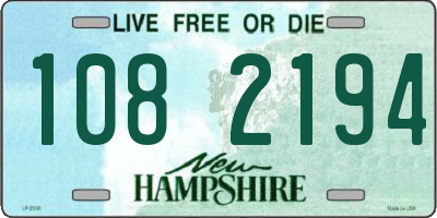 NH license plate 1082194