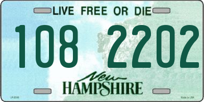 NH license plate 1082202