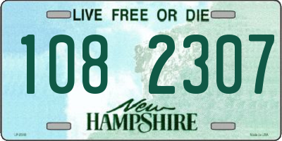 NH license plate 1082307