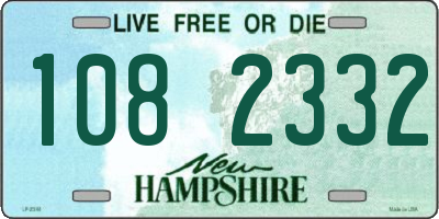 NH license plate 1082332