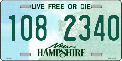 NH license plate 1082340