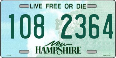NH license plate 1082364