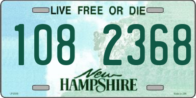NH license plate 1082368