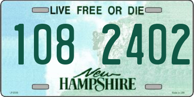 NH license plate 1082402