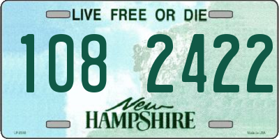 NH license plate 1082422