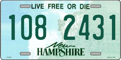 NH license plate 1082431