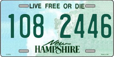 NH license plate 1082446