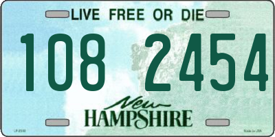NH license plate 1082454
