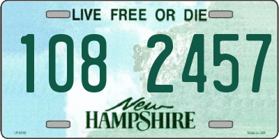 NH license plate 1082457