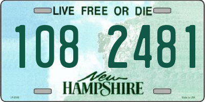 NH license plate 1082481