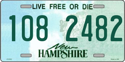 NH license plate 1082482