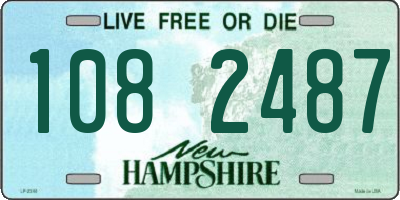 NH license plate 1082487
