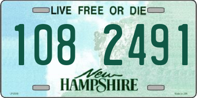 NH license plate 1082491