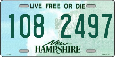 NH license plate 1082497