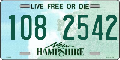 NH license plate 1082542