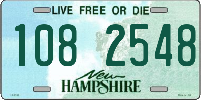 NH license plate 1082548