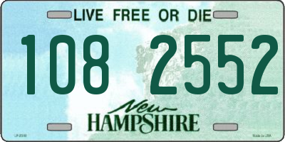 NH license plate 1082552