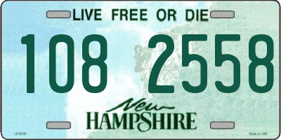 NH license plate 1082558