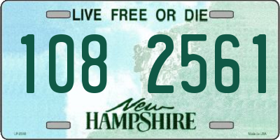 NH license plate 1082561