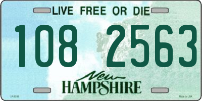 NH license plate 1082563