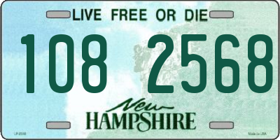 NH license plate 1082568