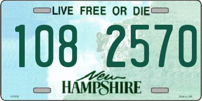 NH license plate 1082570