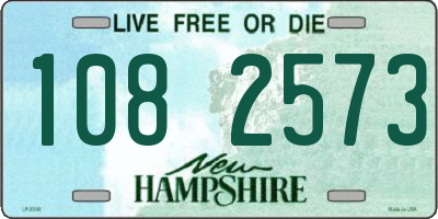NH license plate 1082573