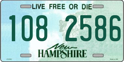 NH license plate 1082586