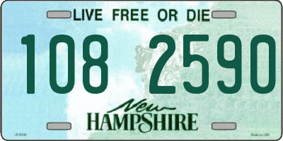 NH license plate 1082590