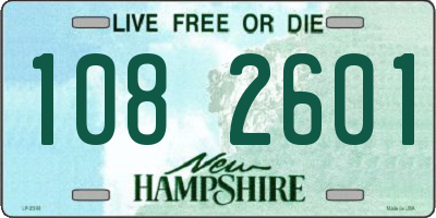 NH license plate 1082601