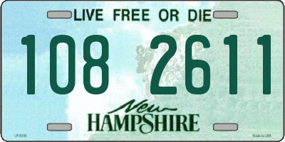 NH license plate 1082611