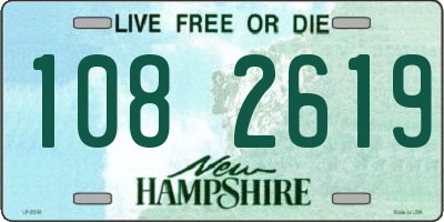 NH license plate 1082619