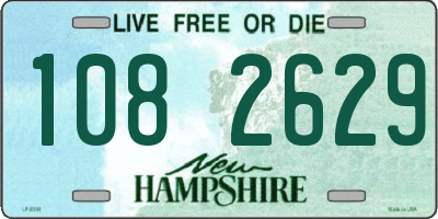 NH license plate 1082629