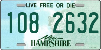 NH license plate 1082632