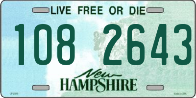NH license plate 1082643