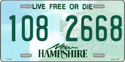 NH license plate 1082668