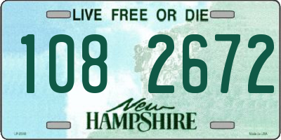 NH license plate 1082672