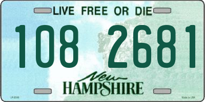 NH license plate 1082681