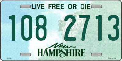 NH license plate 1082713