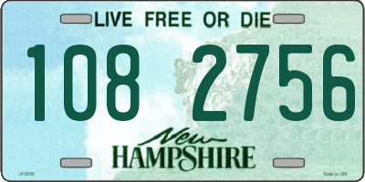 NH license plate 1082756