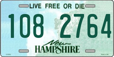 NH license plate 1082764