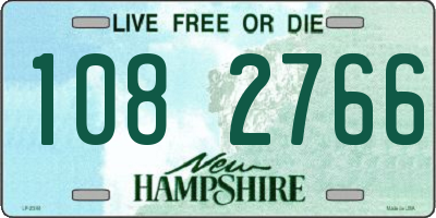 NH license plate 1082766