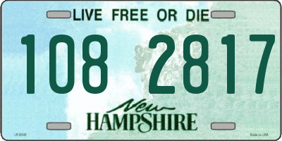 NH license plate 1082817
